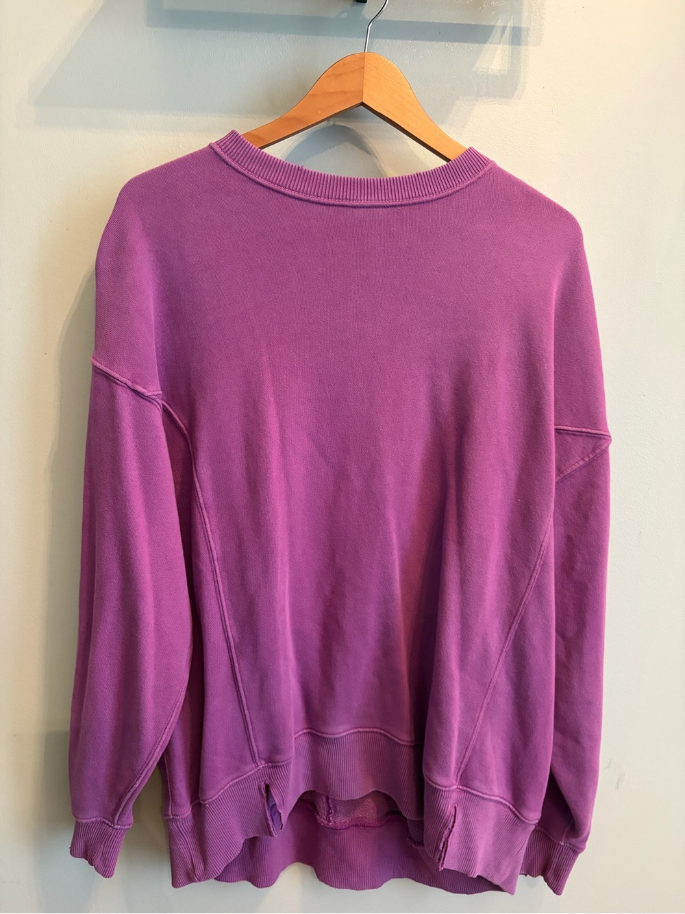Aerie Purple Crewneck Sweatshirt